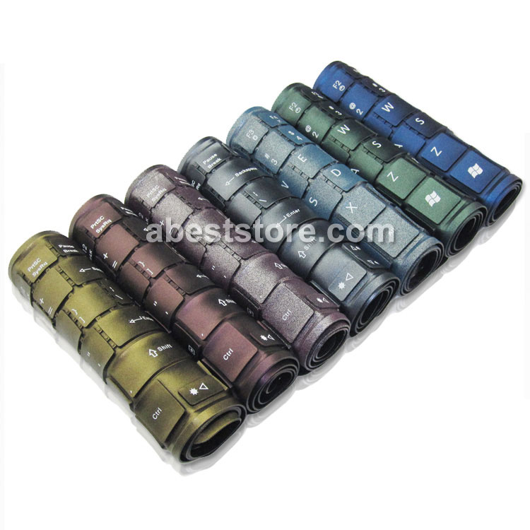 Lettering(Metal Colours) keyboard skin for HP COMPAQ Presario CQ71-417EG